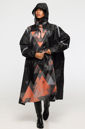 "Neo Geo" Eco-Friendly Rain Poncho