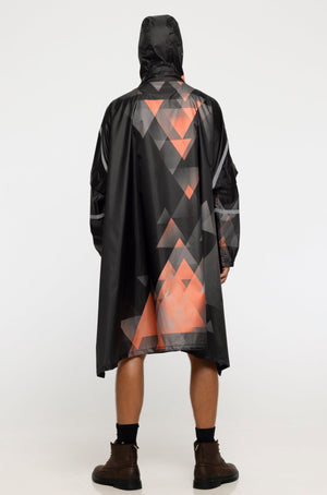 "Neo Geo" Eco-Friendly Rain Poncho