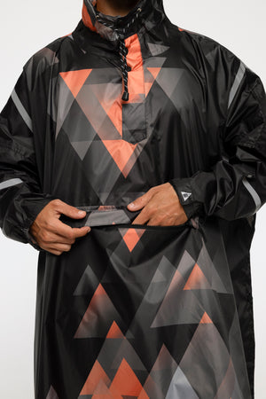 "Neo Geo" Eco-Friendly Rain Poncho