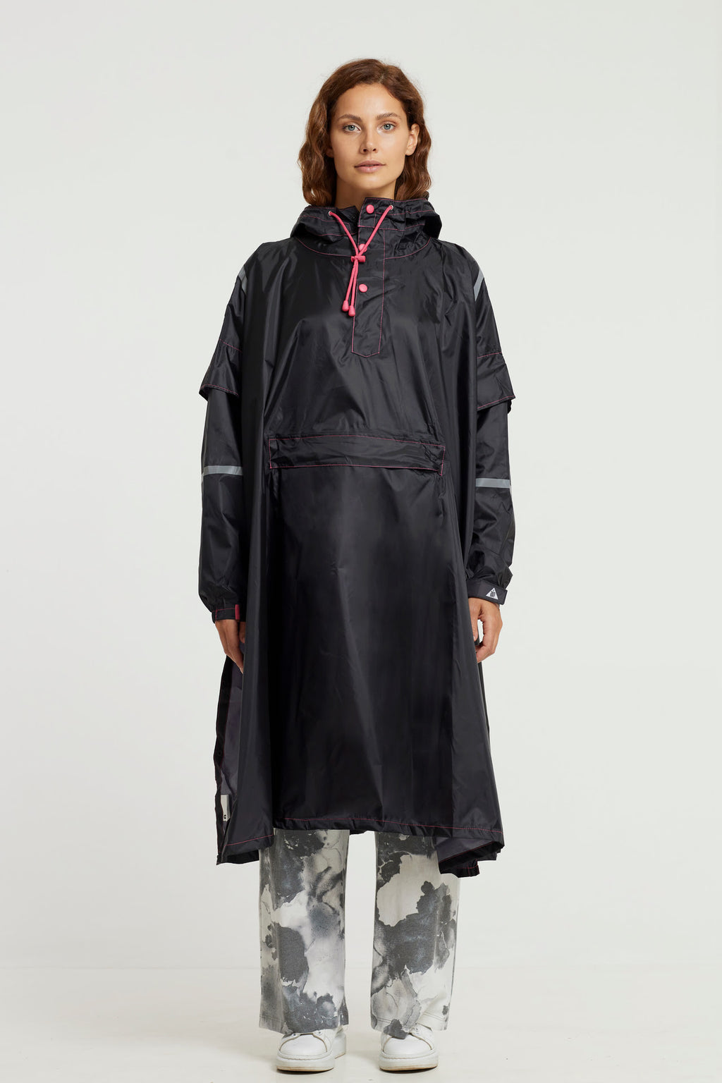 Hero Collection "Neo Assassin - Pink" Eco-Friendly Rain Poncho