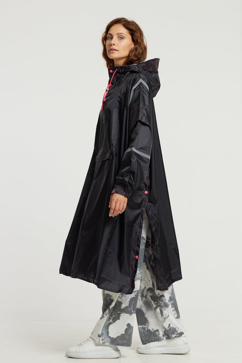 Hero Collection "Neo Assassin - Pink" Eco-Friendly Rain Poncho