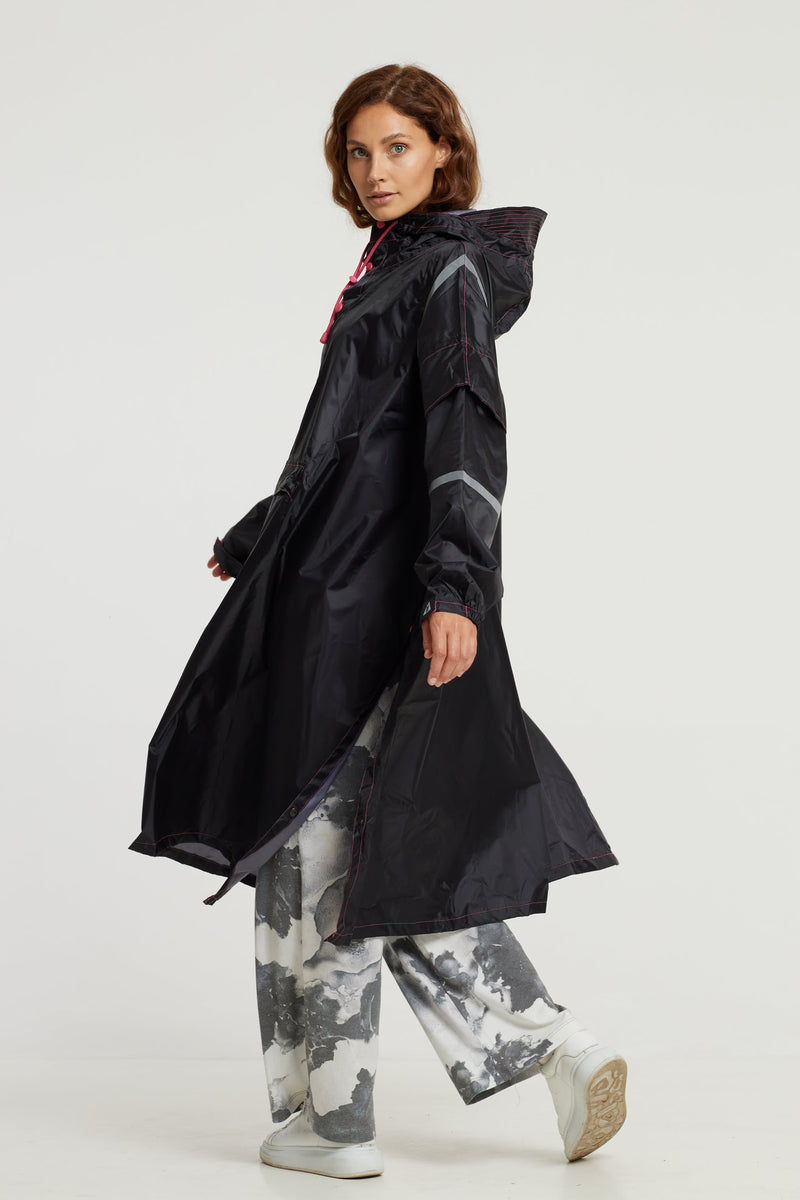 Hero Collection "Neo Assassin - Pink" Eco-Friendly Rain Poncho