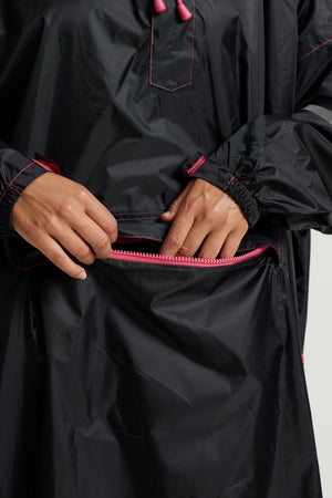 Hero Collection "Neo Assassin - Pink" Eco-Friendly Rain Poncho