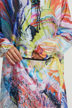 2021 MODE FUTURA: "Spin Skull" The Original Eco-Friendly Rain Poncho