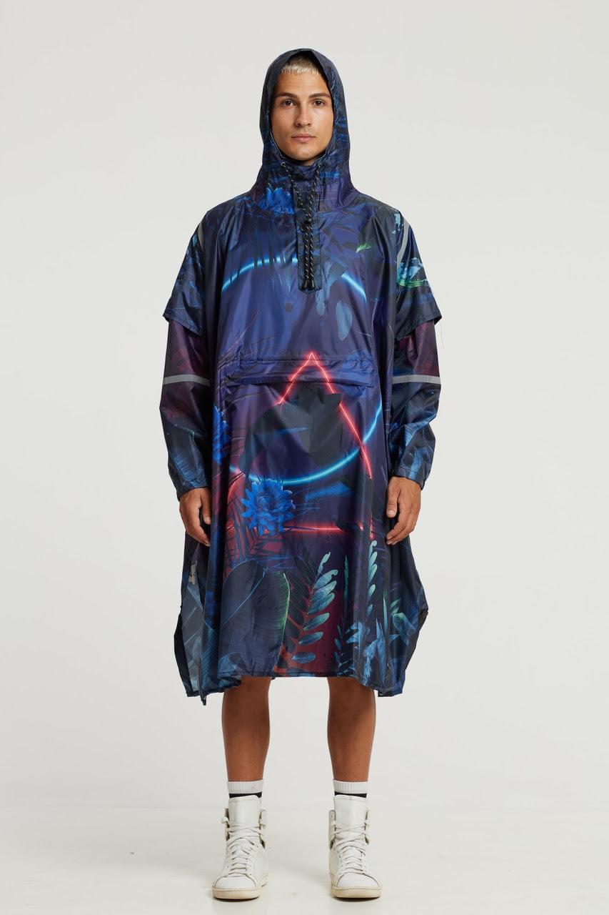 2021 MODE FUTURA: "Neon Forest" The Original Eco-Friendly Rain Poncho