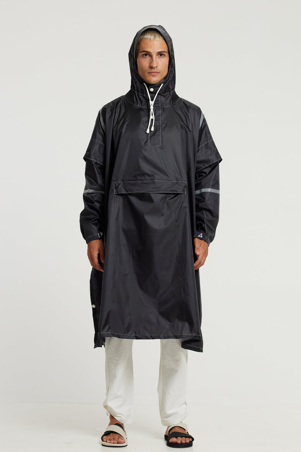 Hero Collection "Neo Assassin - White " Eco-Friendly Rain Poncho